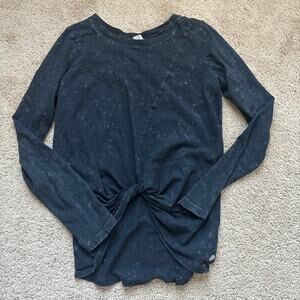 z by zella girls tee twist front top large 10/12